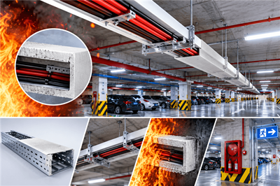 Máng Cáp Chống Cháy Cho Hệ Thống Hầm Để Xe – Yêu Cầu PCCC Cần Nắm Rõ