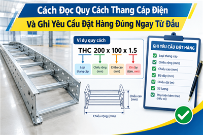 Cách Đọc Quy Cách Thang Cáp Điện Và Ghi Yêu Cầu Đặt Hàng Đúng Ngay Từ Đầu