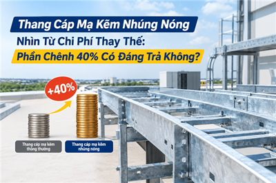 Thang Cáp Mạ Kẽm Nhúng Nóng Nhìn Từ Chi Phí Thay Thế: Phần Chênh 40% Có Đáng Trả Không?