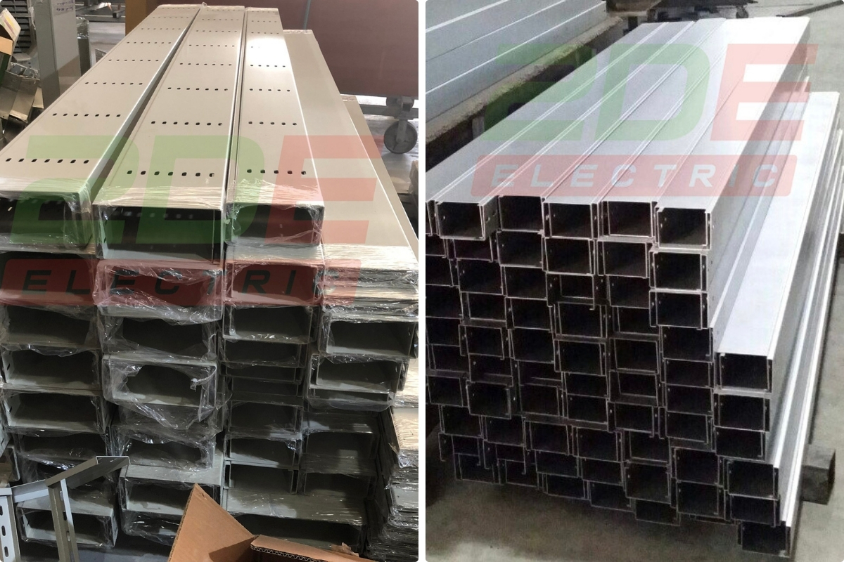 Ảnh thực tế 1: cable tray tại nhà máy 2DE