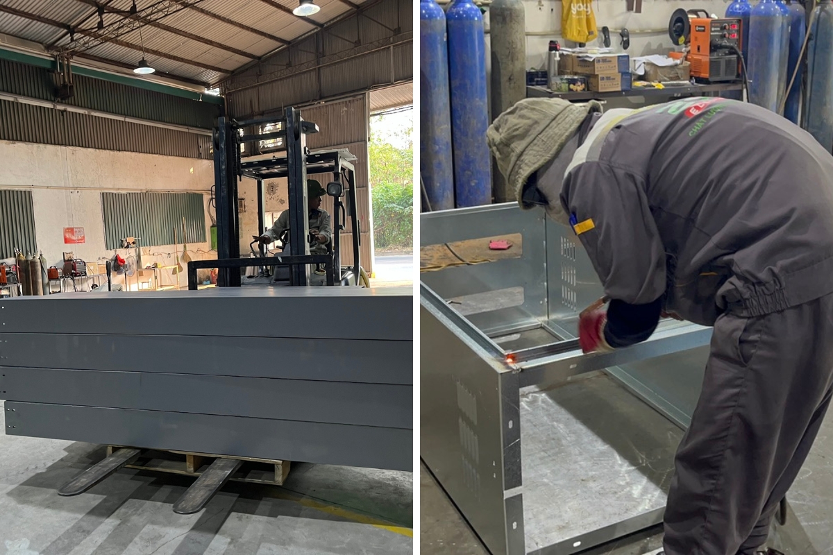 Máng Cáp Kín Cable Trunking 2DE Theo Kích Thước Yêu Cầu