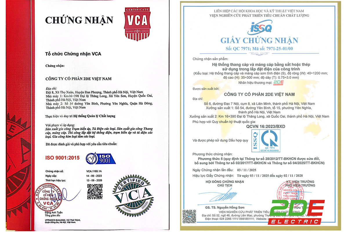 Chuẩn bị hồ sơ kỹ thuật và chứng nhận ngay từ khi đặt hàng giúp đối chiếu sản phẩm và hoàn thiện hồ sơ nghiệm thu thuận lợi hơn.