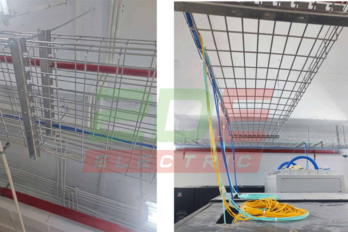 máng cáp dạng lưới và những ưu điểm nổi bật