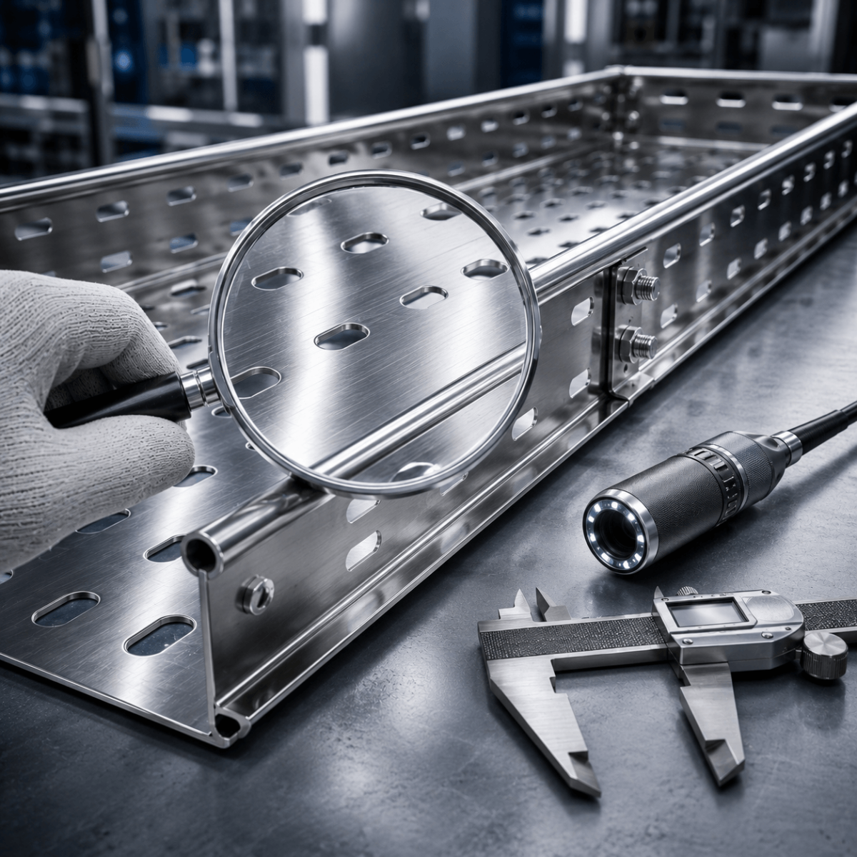 Máng Cáp Inox 304 Dễ Lắp Đặt Và Bảo Trì