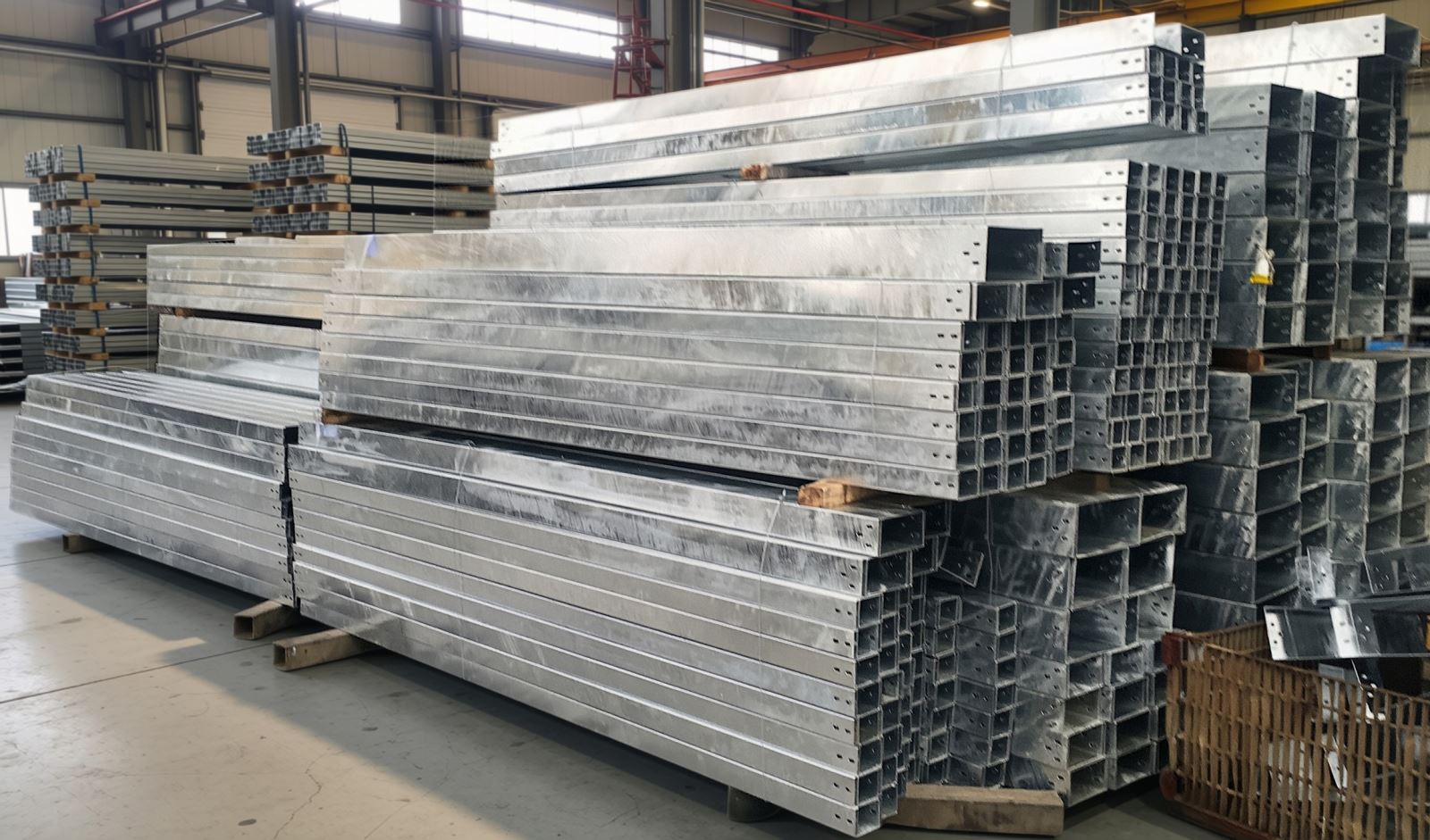 Máng cáp mạ kẽm nhúng nóng 2DE được sản xuất trực tiếp tại xưởng, gia công theo yêu cầu và kiểm soát chất lượng xuyên suốt.