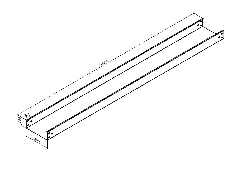 Máng cáp 300x100 được sử dụng ở nhiều vị trí có các mối dây điện chằng chịt