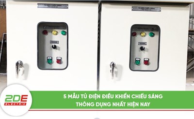 5 mẫu tủ điện điều khiển chiếu sáng thông dụng nhất hiện nay