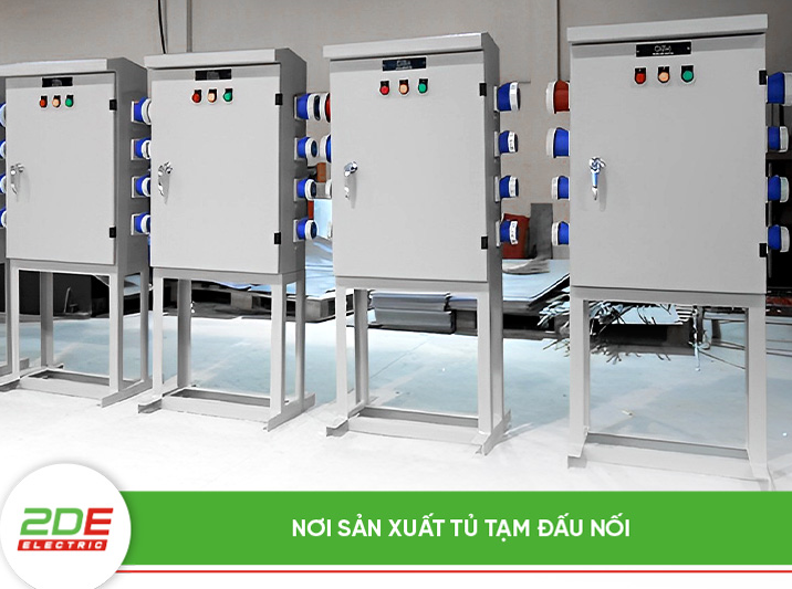 Nơi sản xuất tủ điện tạm đấu nối công trình uy tín tại Hà Nội