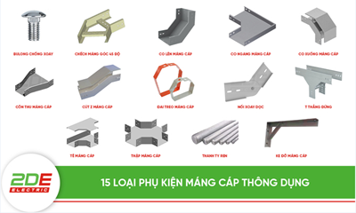 Tổng hợp 15 loại phụ kiện máng cáp phổ biến nhất hiện nay